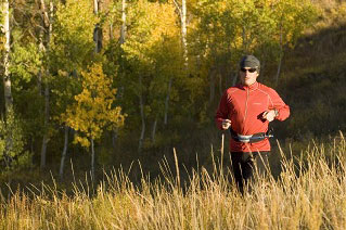 Brian Smith on the Upper Upper Loop Trail near Crested Butte. West Elk Mountains, Colorado